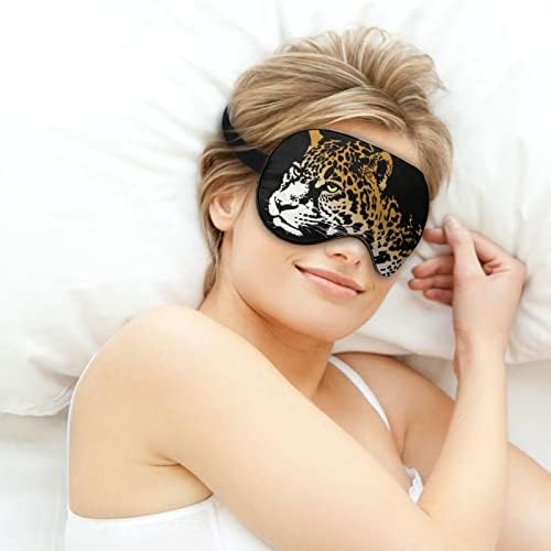 Jaguar Sleep Eye Mask Хубава Превръзка На Очите, Прикрывающая на Очите, Сенки за очи за Жени, Мъже Подаръци