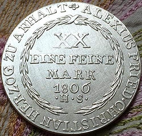 1806 Германската Монета, Покрити с Мед, Сребро Каменни монети Колекциониране на монети Занаяти Възпоменателна Монета От колекция Монети