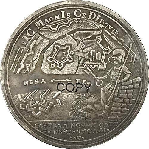 Монета на повикване Копие монети на Русия Петър I 4 Копие Подарък за Него Колекция от монети