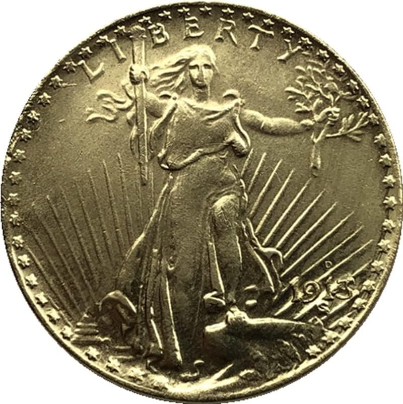 11 Различни Дати D Версия На Американските Златни Монети Антични Месингови Изделия Чуждестранни Възпоменателни Монети