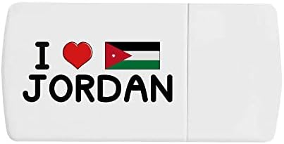 Кутия за хапчета Azeeda I Love Йордания с разделител за таблетки (PI00018832)