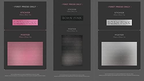 YG PLUS Blackpink - Born Pink [Бокс-сет версия] на 2-ри албум + Сгънати Плакат + на Културно-корейски подарък (декоративни стикери, фотокарточки)