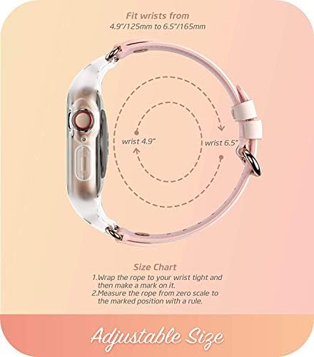 i-Blason Cosmo Предназначен за Apple Watch Band Series 6/SE/5 / 4 [40 мм], стилен спортен Защитен калъф-броня с регулируеми