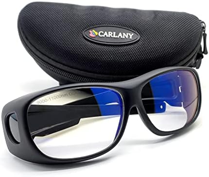 Очила за защита на очите от CO2-лазер Carlany, Защитни Очила с дължина на вълната 9000 nm-11000 нм / 10600 nm OD 5+, Технология
