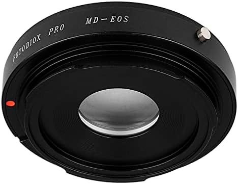 Адаптер за закрепване на обектива Fotodiox Pro е Съвместима с обективи Minolta MD за фотоапарати Canon EOS EF /EF-S