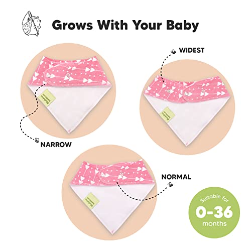 Лигавници-кърпи KeaBabies за момичета и 8 опаковки, органични бебешки нагрудников за момичета и момчета - Супер Абсорбиращи Лигавници-кърпи,
