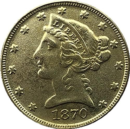 1870 Американски Монети Liberty Орел, Златна Криптовалюта, Любима Монета, Реплика, Възпоменателна Монета, Са Подбрани Монета,