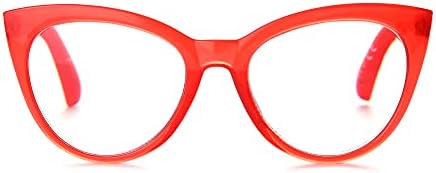 Очила за четене Betsey Johnson Rhett Blue Light, блестящи червени, 62 мм