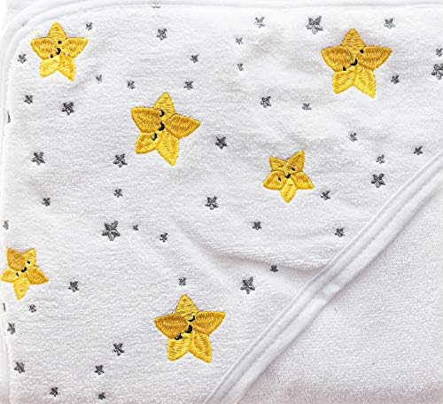 Детско кърпи за баня Primo Passi Hands-Free от Мека и Сверхвпитывающего памук, С качулка, Много Голяма Кърпа-Престилка с размер 40x40