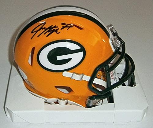 ПЭКЕРС Джейс Стернбергер подписа мини-каска SPEED с автограф на 87 JSA COA - Мини-каски NFL с автограф