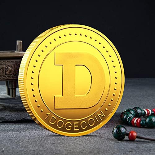 Възпоменателни монети от 1 унция Dogecoin Възпоменателна Монета с Надпис Doge Coin Cryptocurrency2021 са подбрани Монета Ограничена серия