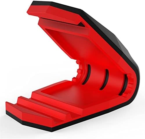 Универсална кола за мобилния си телефон WALNUTA, Регулируема скоба за закрепване на мобилен телефон в колата си за телефони с диагонал от 4 до 6,8 инча (Цвят: червен разме