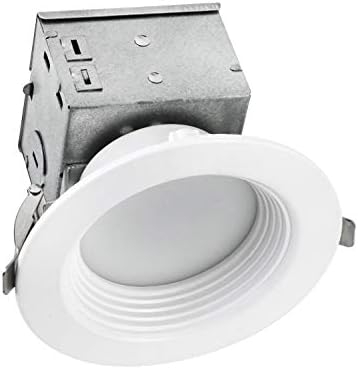OSTWIN (1 опаковка) Led-вградени лампа, 4-инчов лампа с вградена разпределителната кутия, лампа без регулиране на яркостта,