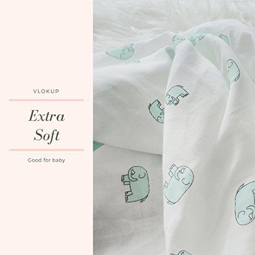Комплект спално бельо за бебешко легло от Плат, Мини Преносим Чаршаф за Стандартни легла и Матраци за деца от Vlokup, Flamingo