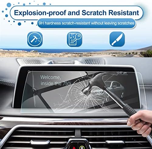 Защитно фолио за екрана Coleya 2014-2018 BM W X5, Защитно фолио за екрана на BMW X6 2015-2019 Защитно фолио за 10,2-инчов