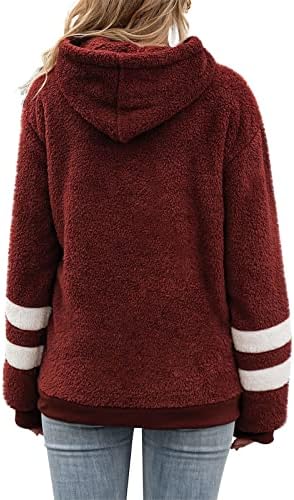 Дамски Пуловери Пролет 2023, Свободен Пуловер с качулка и дълъг ръкав, Плюшено Пуловер, Всекидневни Пуловер, мек вълнен плат