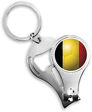 Белгийски Национален Флаг на световното Първенство по Футбол Ножица за нокти Халка Ключодържател Отварачка За Бутилки Машина За