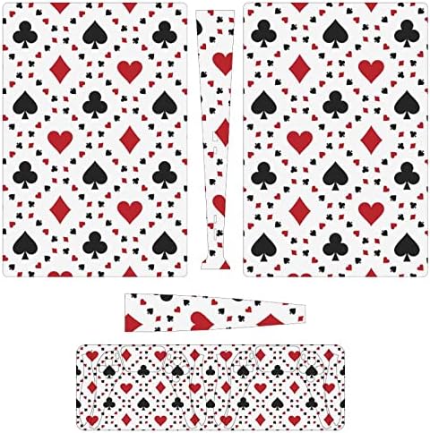 Карти за Покер с 3 бр. Стикер за цялото тяло, Стикер за PS5 Digital Edition за конзолата PS5 и контролер