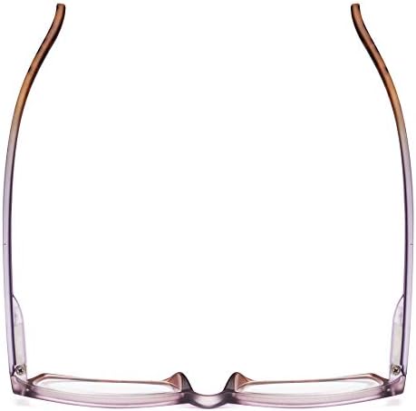 Дамски очила за четене с различни цветове CessBlu, 4 опаковки с пружинным тръба на шарнирна връзка за четене за жени