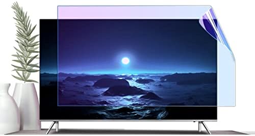 AFGZQ Предпазно стъкло за екран на телевизор със синьо светофильтром за 27-75 инча - Антибликовая фолио за LCD дисплеи, LED, 4K OLED и QLED