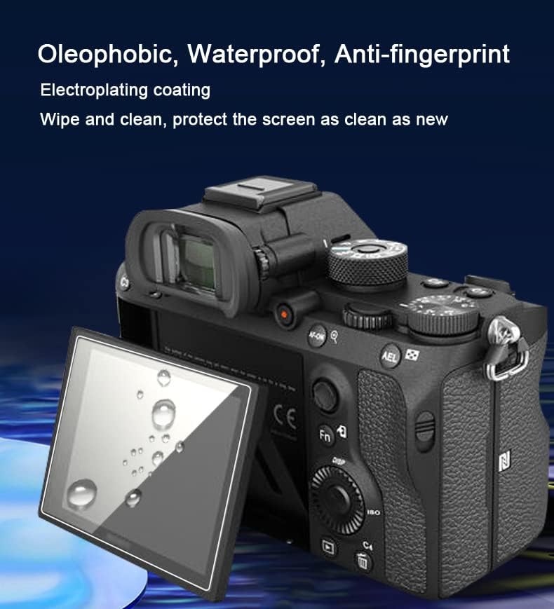 Защитно фолио FANZR D90 D7000, съвместима с камера Nikon D90 D7000 D700 D300S (3 опаковки), от закалено стъкло със защита от надраскване