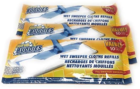 Scrub Buddies-Смяна кърпи за влажно почистване - Опаковки от 10 (3)