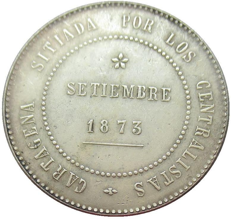 Испанска Възпоменателна монета 1873 г., Чуждестранна Копие на Възпоменателни монети