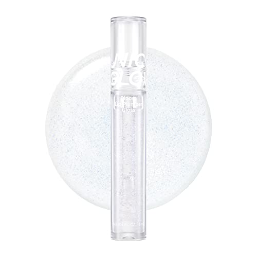 UNICORN GLOW Bloom Lip Plumper Gloss - Блестящ Прозрачен Гланц за устни с Хранителни Масла ВЕГЕТАРИАНСКИ