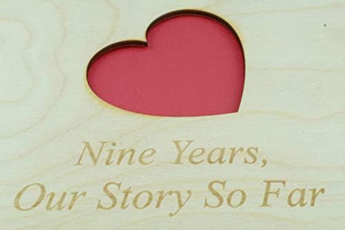 Дървена албум за албуми на 9–та годишнина - идеален за вашата съпруга или Приятелка