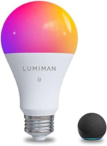 Интелигентни електрически Крушки LUMIMAN, Окото Крушка Алекса с Bluetooth, с Променящ се цвят, Led интелигентни електрически