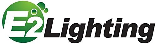 E2 Lighting Led Лампа 4 Инча | 9 Вата мощност, с регулируема яркост, Авариен излишни батерии по 90 Мин.|Ултратънък Led-Вградени лампа