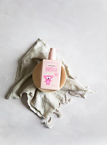 Джак N' Jill Natural Bathtime Shampoo and Body Wash - Бебешки сапун и шампоан, Дерматологически тествани, Не съдържат оцветители