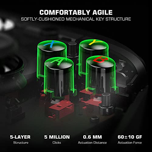 GameSir G7 Кабелна гейм контролер за Xbox X series|S, Xbox One, Windows 10/11, геймпад за PC с переключаемыми бутони, аудиоразъемом
