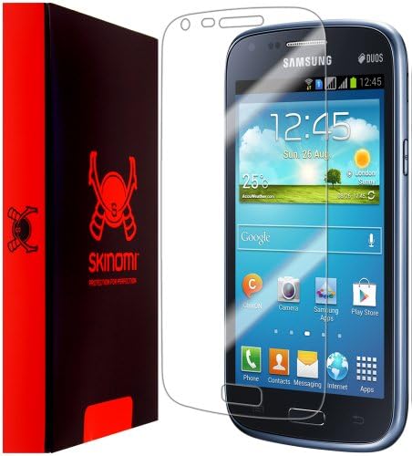 Защитно фолио Skinomi, съвместима с Samsung Galaxy Основната (I8260) Бистра Антипузырьковая HD филм TechSkin TPU