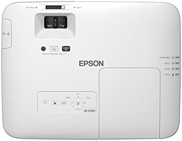 Проектор Epson PowerLite 2250U Full HD WUXGA 3LCD, Черно-бял