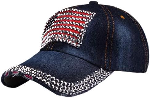 XRDSS бейзболна шапка с Декорация във формата на Хартата на САЩ, Ковбойская бейзболна шапка в стил Хип-Хоп, Регулируем Размер