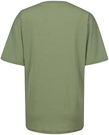 Ризата на Деня на Св. Патрик за Жени, Тениска с Изображение Централи, Ирландски Ризи с Принтом, Тениски с Къс ръкав и Шарките, Върхове