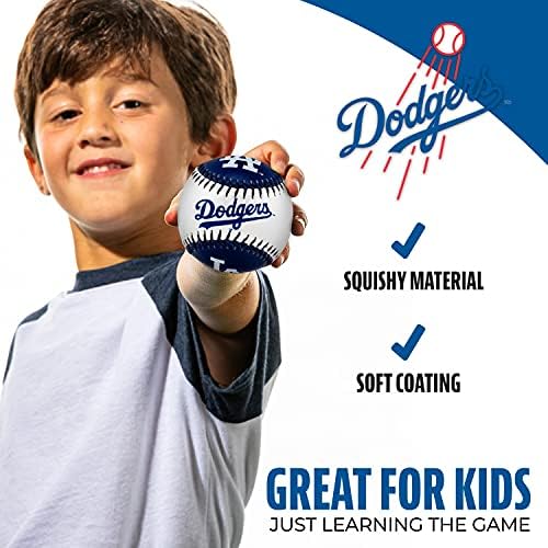Franklin Sports MLB Team Бейзбол - Меки и Бейзболни топки с Логото на екип на MLB - Играчка Бейзбол за деца - Отлично украса за маси и офис