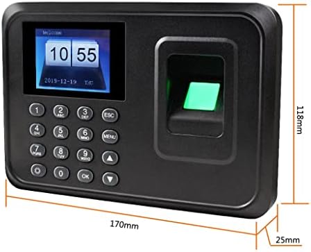 ygqzm 2,4 инча USB Биометрични за радиочестотна идентификация на Пръстови Отпечатъци Време на Присъствието на Часовници