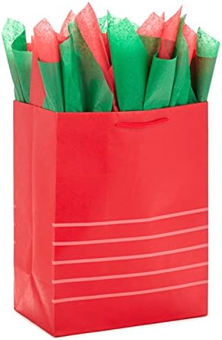 Салфетка Hallmark, 100 листа (червена и зелена) за коледни подаръци, празнични работи и още много Други (5XW1143)
