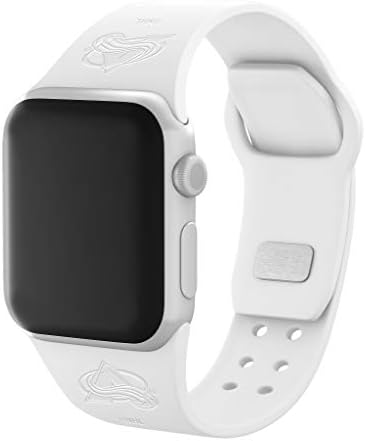 Силиконов Ремък за часа Game Time Colorado Avalanche с надпис, който е Съвместим с Apple Watch