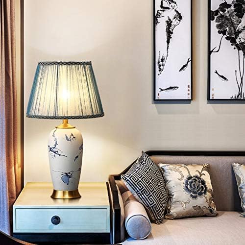 WPYYI Нова китайската Керамична Настолна лампа, малка странична Масичка за Спалня, Диван за Хол, Холна Масичка, висококачествен