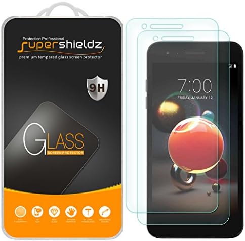 (2 опаковки) Supershieldz Предназначени за LG (Aristo 2 Plus) Защитен слой от закалено стъкло, не се драска, без мехурчета