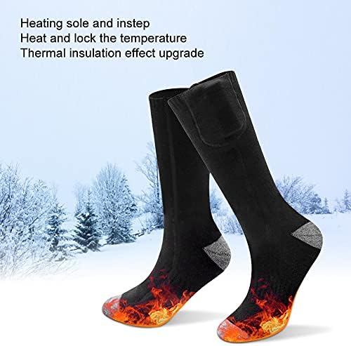 Чорапи С Електрически Нагревател, Двустранен Електрическа, Акумулаторна батерия Зимата Топлинна Чорап с Акумулаторна Батерия