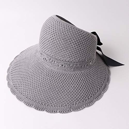 Плажни шапки NEARTIME с широка периферия за жени, слънчеви шапки, сгъваема сламена шапка със защита от ултравиолетови лъчи, лятна