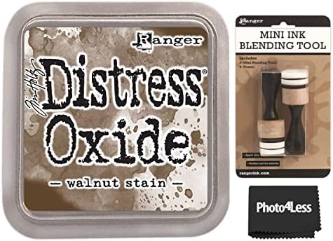 Тъмен мат Ranger Tim Holtz с оксиди Стрес, петно от орех + Мини-комплект за смесване на мастила (TDO-56324)