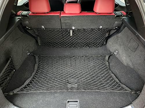 Автомобилна Мрежа за багаж в стил пол + Плик на задната седалка, Транспортна мрежа за Lexus NX 350 2022-2023 - Органайзер