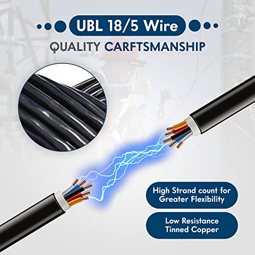 Автомобили-електрически проводник UBL 18/5 - Блокирани кабел 18 AWG - Гъвкав Низковольтный led кабел - най-Добрият избор за хранене на