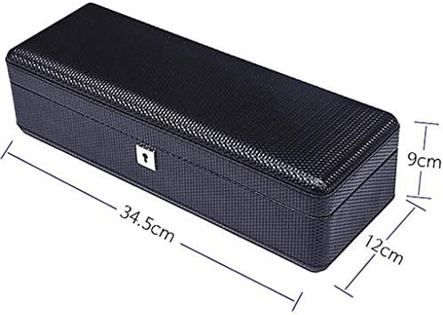 Ковчег за бижута NaNa WYEMG - Кутия за съхранение Часа От Въглеродни влакна В Изчистен Стил, Кутия За събиране, Кутия за Дисплея