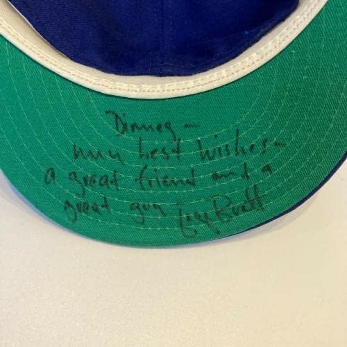 Бейзболна шапка с Автограф на Джордж Бретта, Реколта Детска Модел Kansas City Рояли, бейзболна шапка на JSA COA - Шапки MLB С Автограф